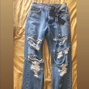 LF Neptune Emelia harness jeans
